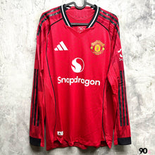將圖片載入圖庫檢視器 2025-26 曼聯｜主場長袖｜球員版｜BNWT｜2025-26 Manchester United Home L/S Authentic ( Multiple Sizes )
