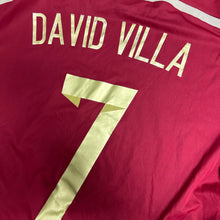 Load image into Gallery viewer, 2014-15 Spain｜Home｜Player Edition｜#7 David Villa｜90% New｜L｜2014-15 Spain Home #7 David Villa Authentic ( L ) 
