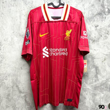 Load image into Gallery viewer, 2024-25 利物浦｜主場｜連英超字章｜BNWT｜2024-25 Liverpool Home with EPL Set ( Multiple Sizes )
