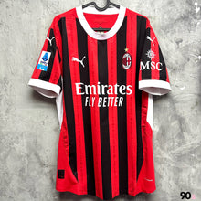 Load image into Gallery viewer, 2024-25 AC Milan｜Home｜Player Version｜BNWT｜2024-25 AC Milan Home Authentic (Multiple Sizes) 
