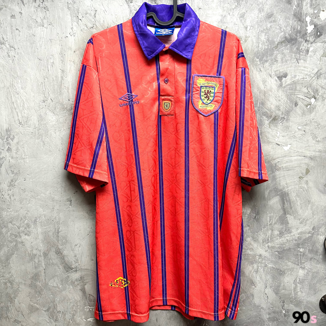 1994-95 蘇格蘭｜作客｜90% New｜XL｜1994-95 Scotland Away ( XL )