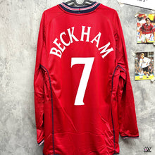 將圖片載入圖庫檢視器 2001-02 英格蘭｜作客長䄂｜#7 碧咸｜BNWT｜2001-02 England Away L/S #7 Beckham ( Multiple Sizes )
