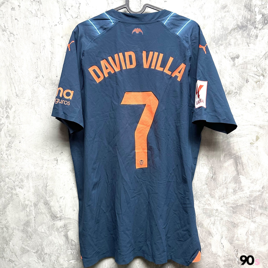 2023-24 華倫西亞｜作客｜球員版｜#7 大衛韋拿｜西甲Full Set｜90% New｜XL｜2023-24 Valencia Away #7 David Villa La Liga version authentic ( XL )