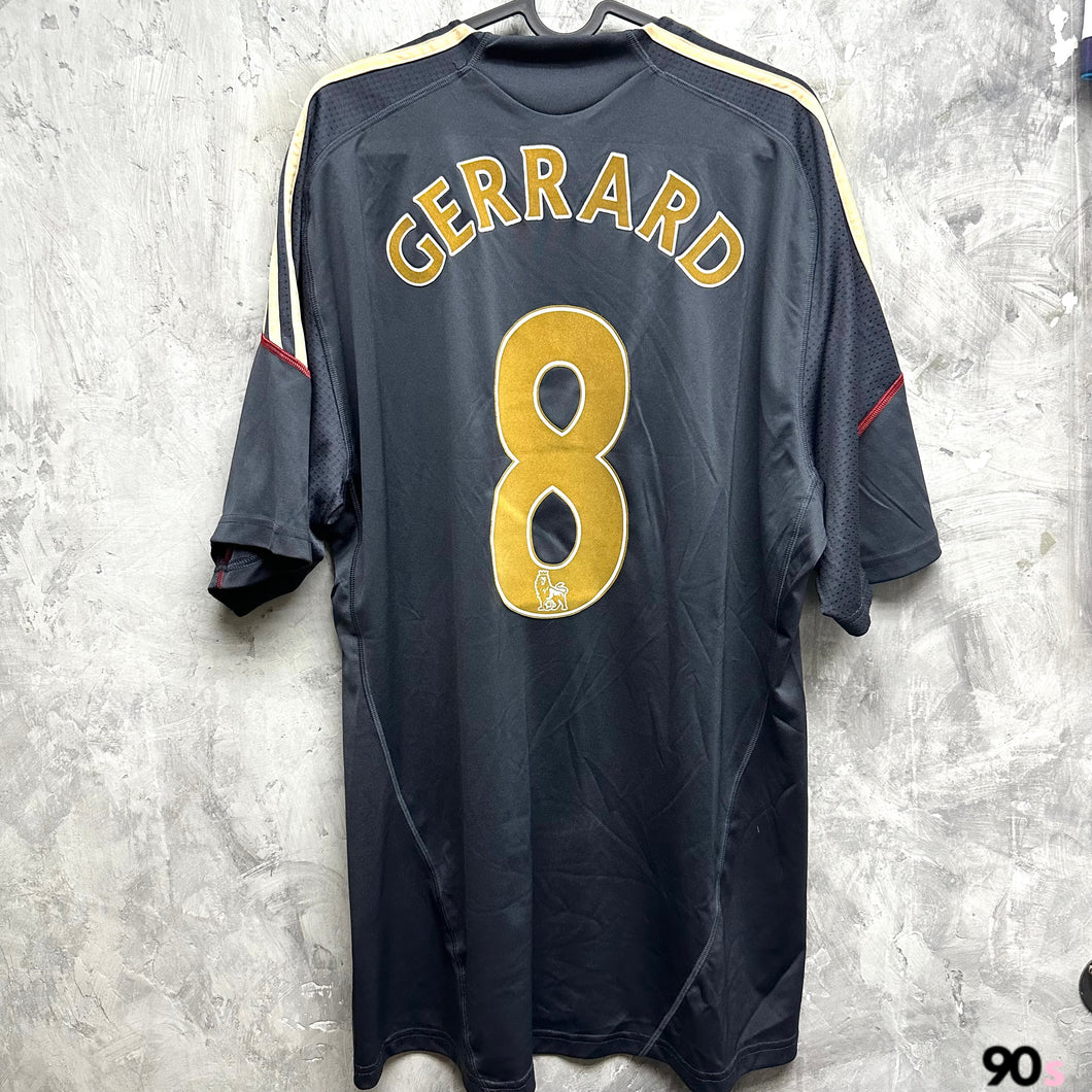 2009-10 Liverpool | Away | #4 Gerrard | 90% New | XL | 2009-10 Liverpool Away #4 Gerrard ( XL ) 