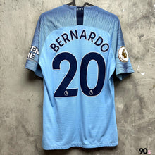 Load image into Gallery viewer, 2018-19 Manchester City｜Home｜Player Edition｜#20 Bernardo Silva｜Premier League Full Set｜90% New｜M｜2018-19 Manchester City Home #20 Bernardo EPL Version Authentic ( M ) 
