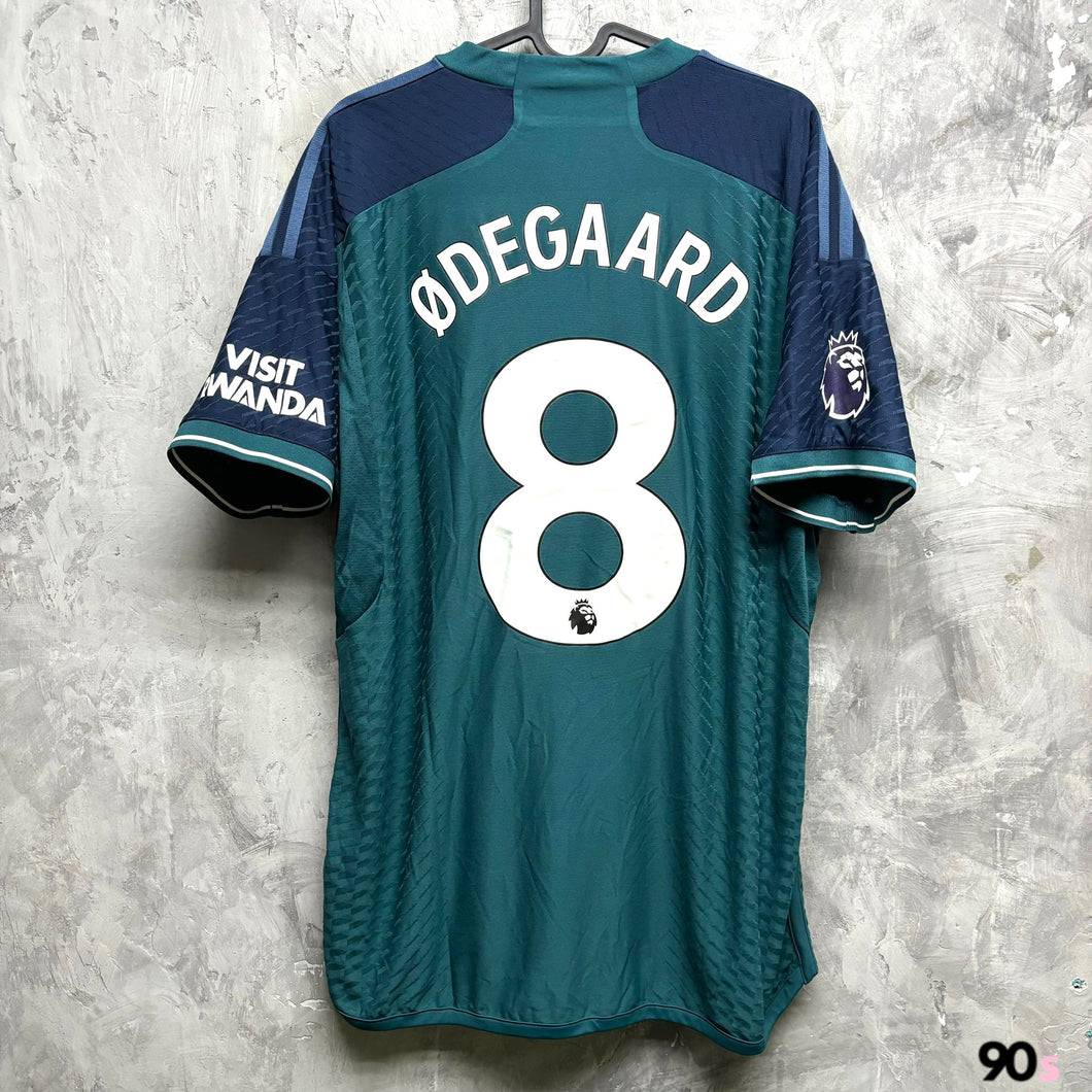 2023-24 阿仙奴｜第二作客｜球員版｜#8 奧迪加特｜95% New｜L｜2020-21 Arsenal Third #8 Odegaard Authentic ( L )