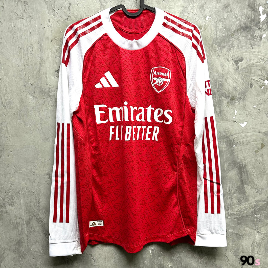 2025-26 Arsenal | Home | Long Sleeve Player Edition | BNWT | 2025-26 Arsenal Home L/S Authentic ( Multiple Sizes ) 