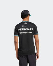 將圖片載入圖庫檢視器 MERCEDES - 2025 AMG Petronas F1 Team Driver Jersey Authentic - Black
