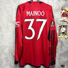 Load image into Gallery viewer, 2023-24 Manchester United｜Home Long Sleeve｜FA Cup Final Full Set｜BNWT｜2023-24 Manchester United Home L/S FA Cup Final Version ( Multiple Sizes )
