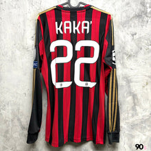 Load image into Gallery viewer, 2019-20 AC米蘭｜主場長䄂｜#22 卡卡｜歐聯 Full Set｜BNWT｜S｜2019-20 AC Milan Home L/S #22 Kaka UCL Version ( S )

