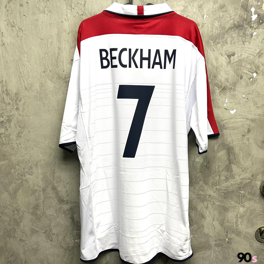 《原裝復刻》2004 英格蘭｜Scoredraw復刻主場｜連復刻印字｜BNWT｜2004  England x Scoredraw Retro Home with Printing( Multiple Sizes )