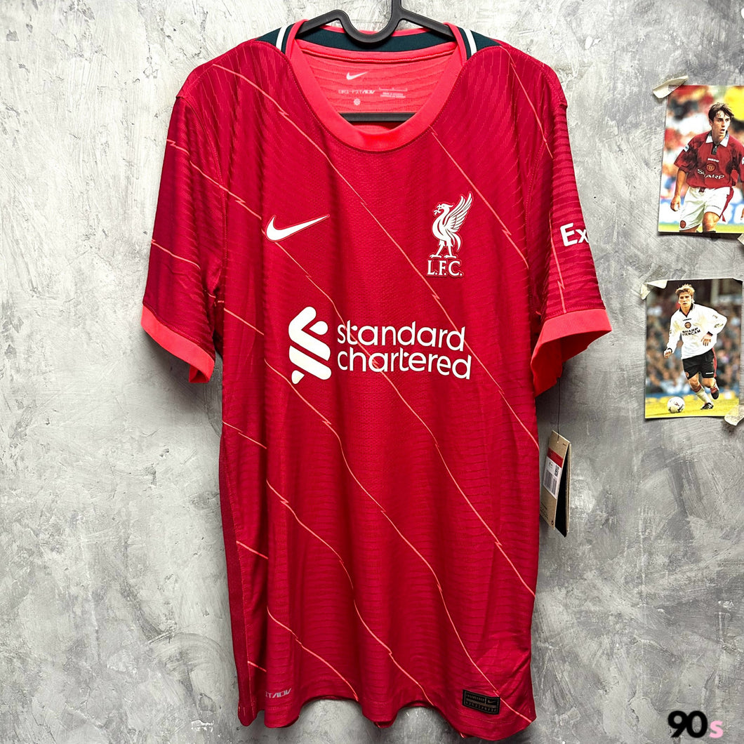 2021-22 Liverpool | Home | Player Edition | BNWT | L | 2021-22 Liverpool Home Authentic ( L )
