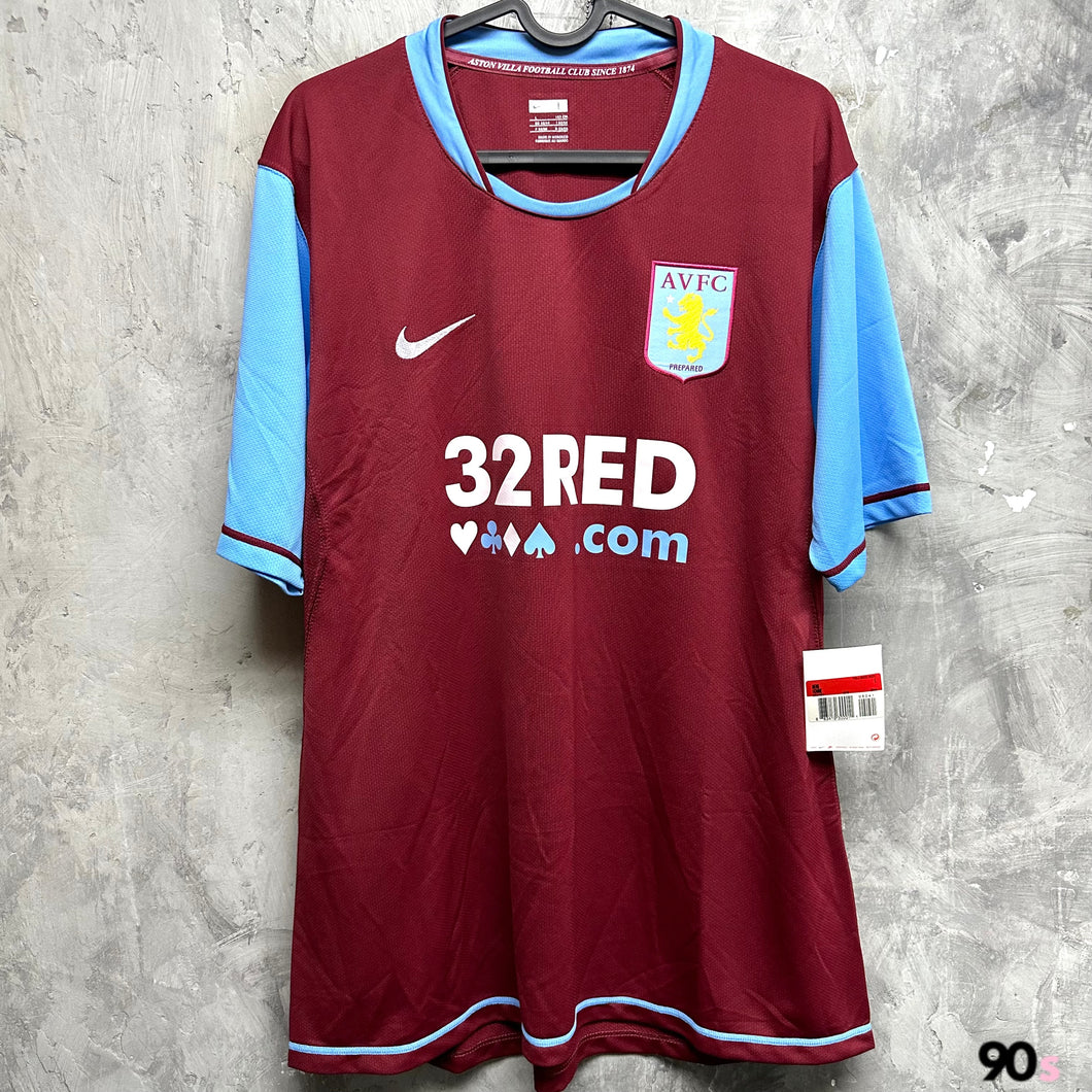 2007-08 Aston Villa｜Home｜Dressing Room Player Issue｜BNWT｜L｜2007-08 Aston Villa Home Player Issue ( L )