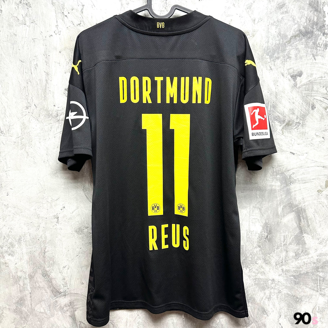 2020-21 多蒙特｜作客｜#11 萊斯｜德甲 Full Set｜BNWT｜M｜2020-21 Dortmund Away #11 Reus Bundesliga Version ( M )