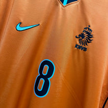將圖片載入圖庫檢視器 1998-00 荷蘭｜主場｜#8 柏金｜95% New｜L｜1998-00 Holland Home #8 Bergkamp ( L )
