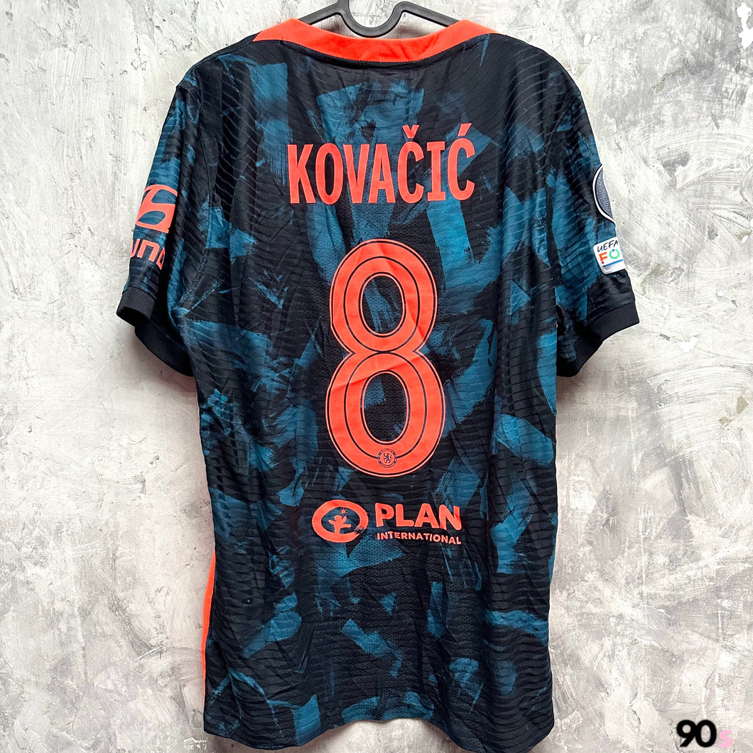 2021-22 Chelsea Third Authentic #8 Kovacic UCL Full Set (L)