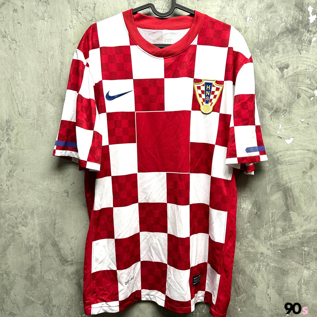2010-12 克羅地亞｜主場｜更衣室球員版｜95% New｜XL｜2010-12 Croatia Home Player Issue ( XL )