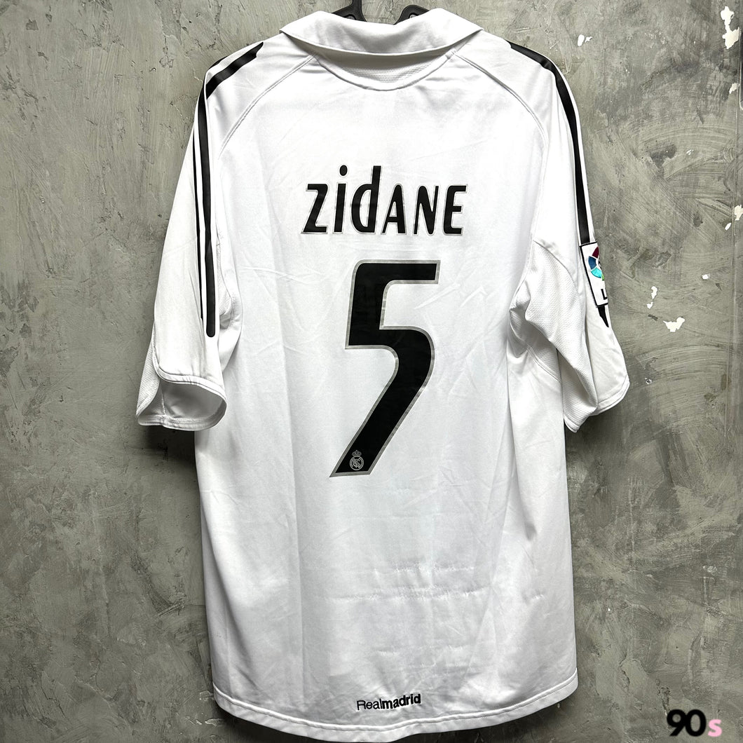 2005-06 皇家馬德里｜主場｜#5 施丹｜95% New｜M｜2005-06 Real Madrid Home #5 Zidane ( M )