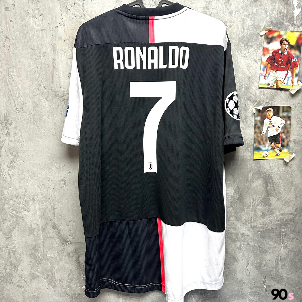 2019-20 Juventus Home #7 Ronaldo Authentic UCL Set (XL) 