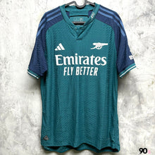 Load image into Gallery viewer, 2023-24 阿仙奴｜第二作客｜球員版｜#8 奧迪加特｜95% New｜L｜2020-21 Arsenal Third #8 Odegaard Authentic ( L )
