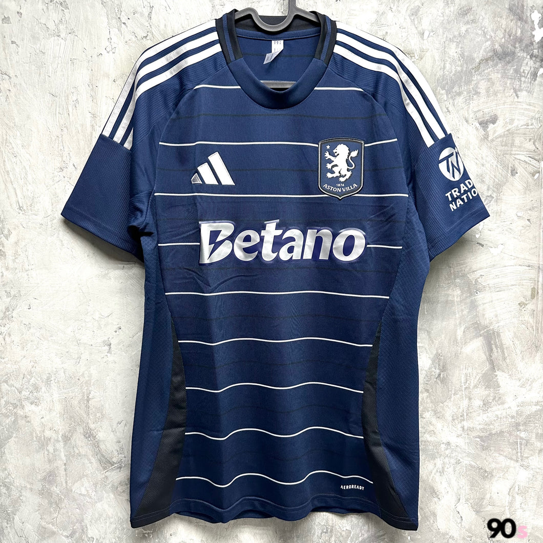 2024-25 Aston Villa｜Second away｜Even with Premier League stamp｜2024-25 Aston Villa Third with EPL Set (Multiple Sizes) 