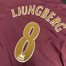 Load image into Gallery viewer, 2005-06 Arsenal｜Highbury Home L/S｜Player Issue｜#8 Ljungberg｜EPL Full Set｜95% New｜L｜2005-06 Arsenal Home L/S Highbury #8 Ljungberg EPL Set Player Issue ( L )
