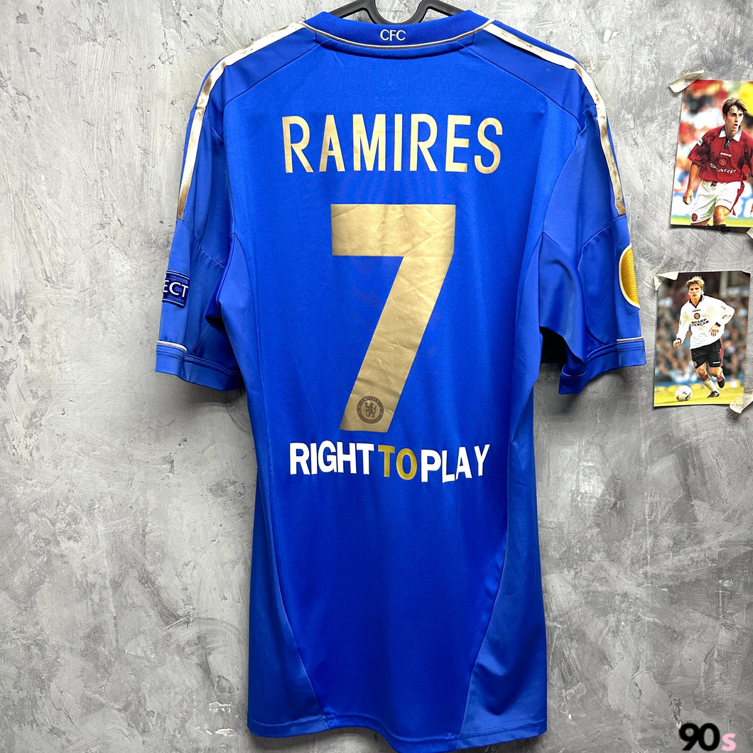2012-13 Chelsea Home #7 Ramires 2012-13 Europa Final Set Techfit ( L )