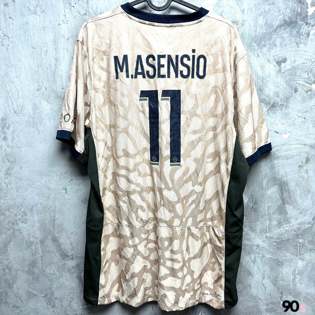 2023-24 巴黎聖日耳門｜第四球衣｜球員版｜#11 阿辛斯奧｜95% New｜XL｜2023-24 PSG Fourth #11 M.Asensio Authentic( XL )