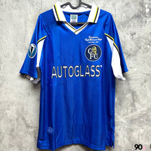 將圖片載入圖庫檢視器 《原裝復刻》 1998 車路士｜Scoredraw ECWC Final 主場復刻｜連復刻字章｜BNWT｜1998 Chelsea X Scoredraw ECWC Final Retro with retro Printing  ( Multiple Sizes )
