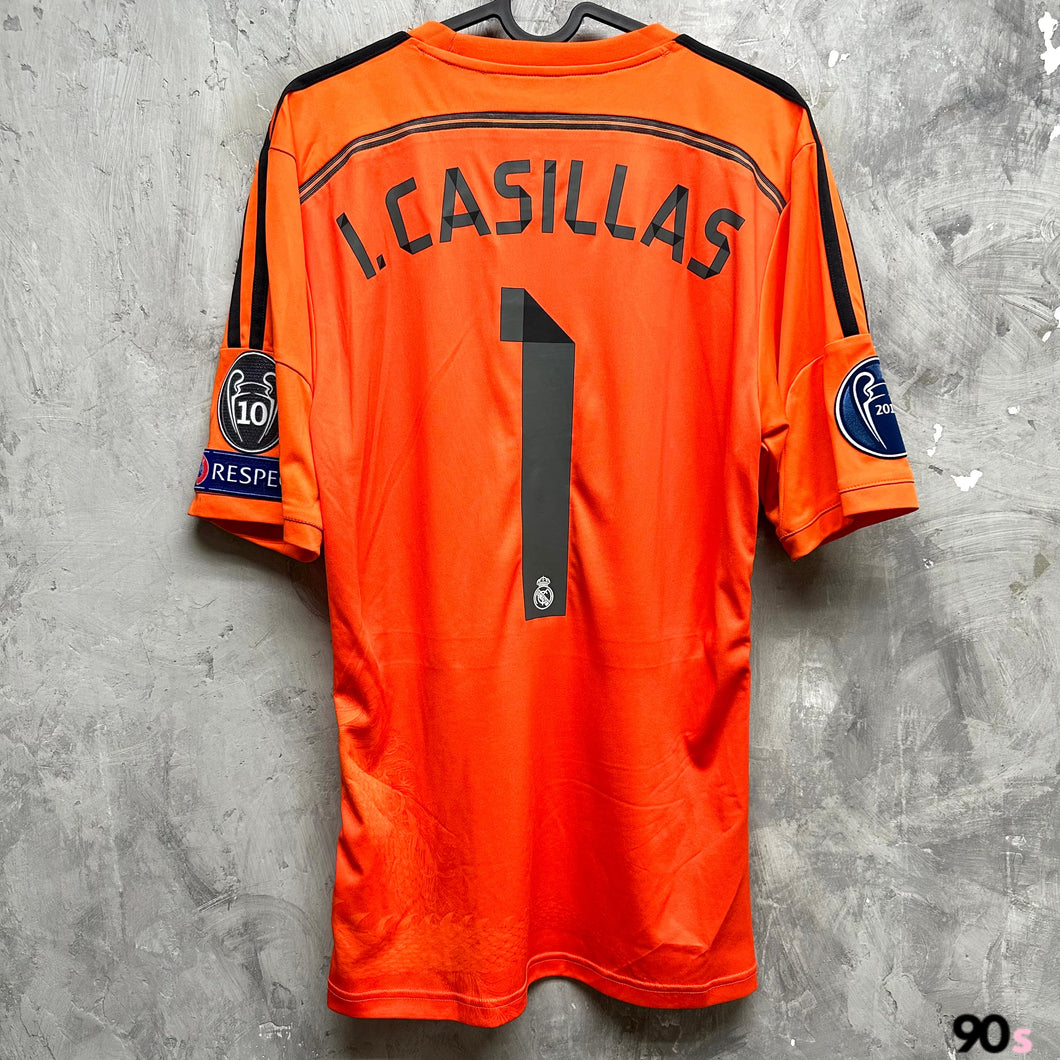 2014-15 皇家馬德里｜x Y-3 GK｜#1 卡斯拿斯｜歐聯 Full Set｜95% New｜S｜2014-15 Real Madrid x Y-3 GK #1 I. Casillas UCL Set ( S )