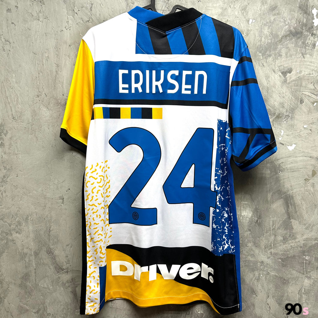 2020-21 國際米蘭｜第四球衣｜#24 艾歷臣｜意甲 Full Set｜BNWT｜M｜2020-21 Inter Fourth #24 Eriksen Serie A  ( M )