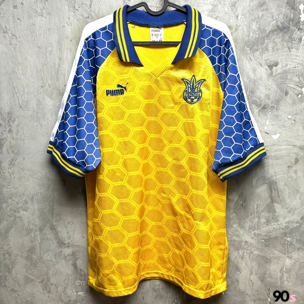 1996-97 烏克蘭｜主場｜85% New｜L｜1996-97 Ukraine Home ( L )