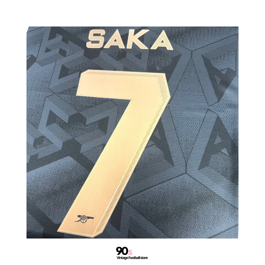 《Official Printing & Patches》 2022-23 阿仙奴｜作客｜球會字｜2022-23 Arsenal Away Official Nameset