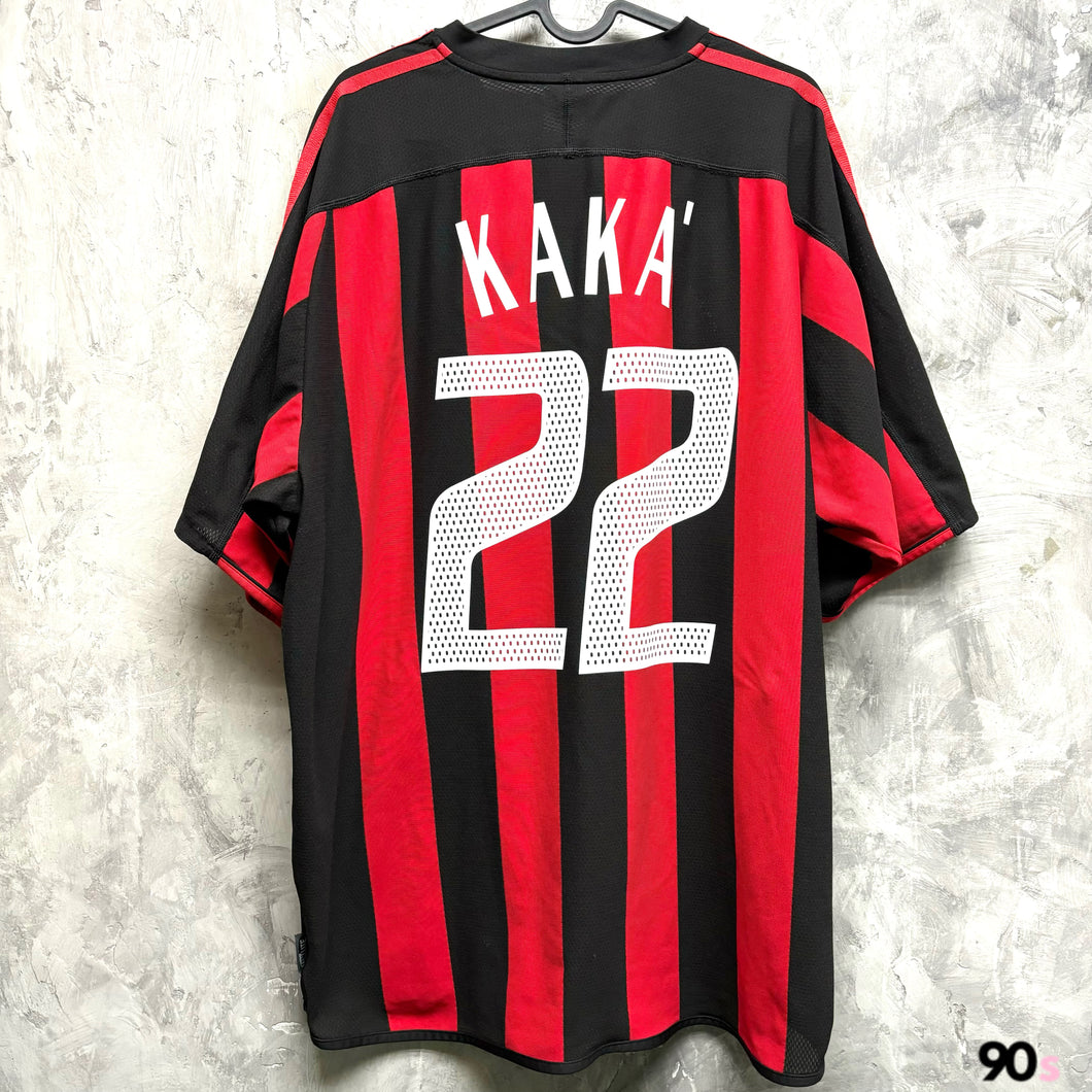 2003-04 AC 米蘭｜主場｜#22 卡卡｜90% New｜XL｜2003-04 AC Milan Home #22 Kaka ( XL )