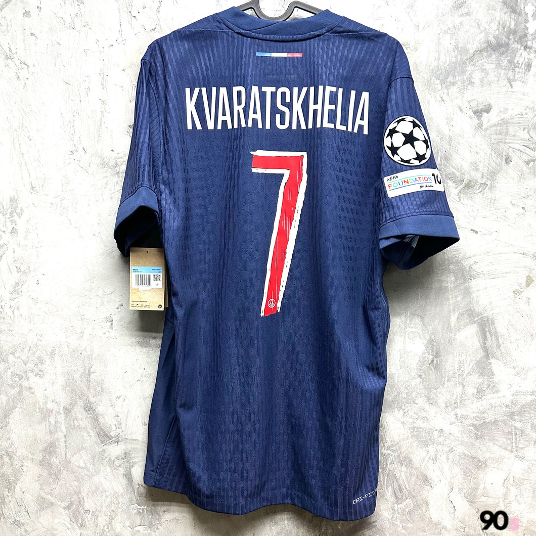 2024-25 巴黎聖日耳門｜主場｜球員版｜連歐聯字章｜ BNWT｜2024-25 PSG Home authentic with UCL Version ( Multiple Sizes )