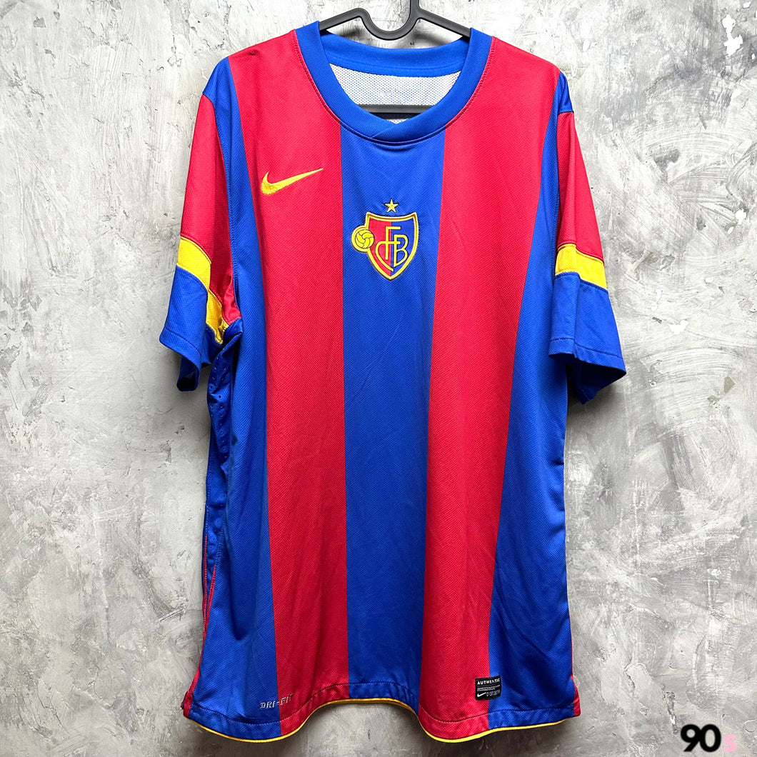 2011-12 巴素利｜主場｜球員版｜95% New｜XL｜2011-12 FC Basel Home Authentic ( XL )
