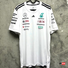 Load image into Gallery viewer, MERCEDES - 2025 AMG Petronas F1 Team Driver Jersey - White 
