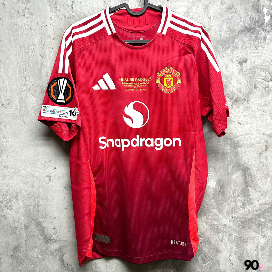 2024-25 Manchester United | Home | Player Version | Europa League Final Full Set | BNWT | 2024-25 Manchester United Home Authentic with Europa Final Version ( Multiple Sizes ) 