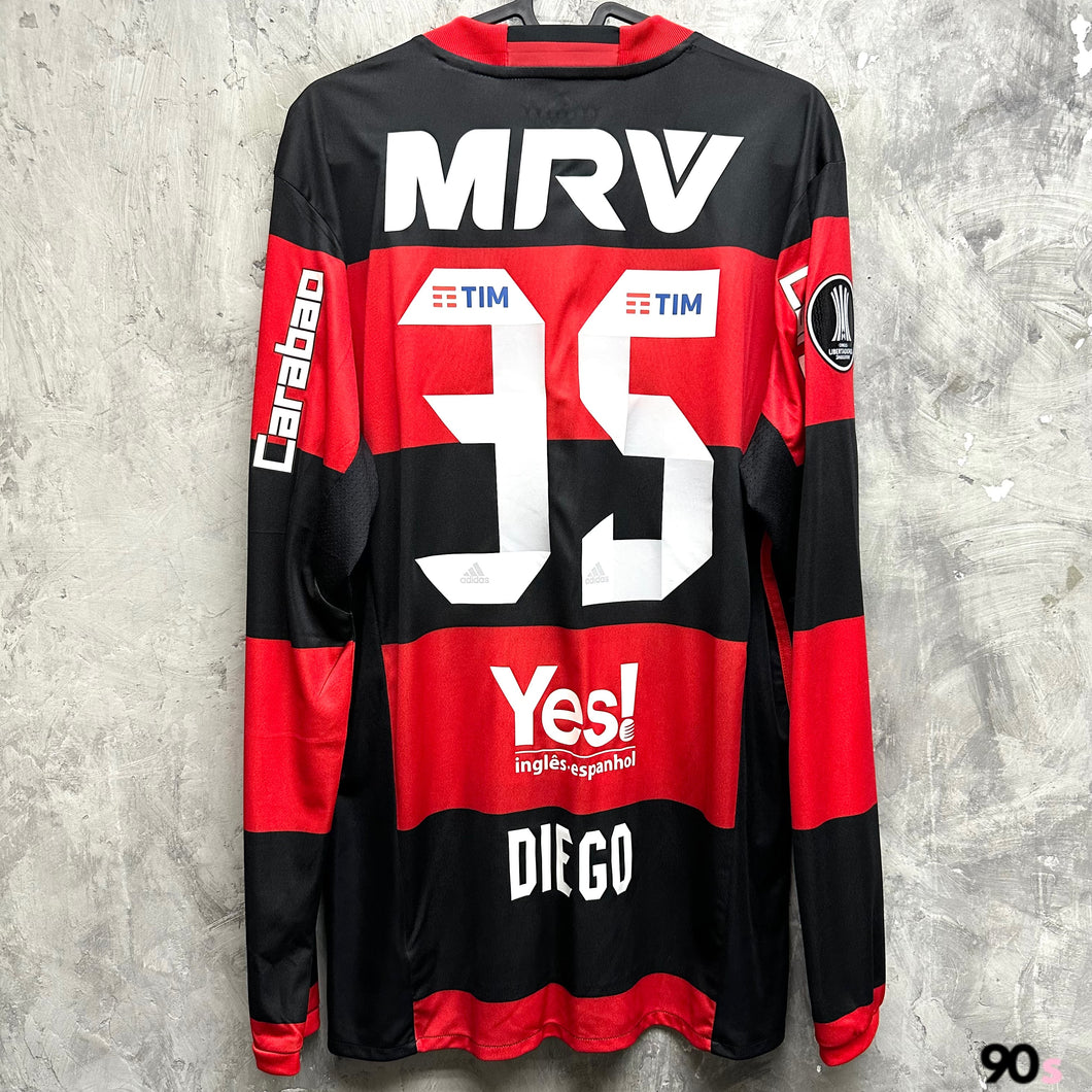 2016-17 法林明高｜主場長䄂｜#35 迪亞高｜南美自由盃 Full Set｜BNWT｜M｜2016-17 Flamengo Home L/S #35 Diego Full Set ( M )
