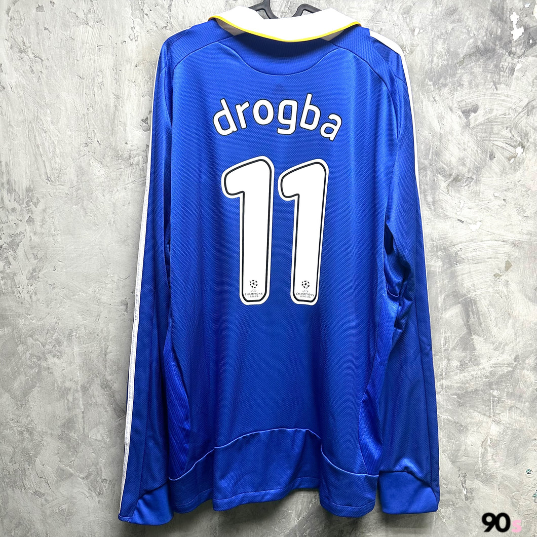 2008-09 Chelsea｜Home Long Sleeve｜#11 Drogba｜90% New｜XL｜2008-09 Chelsea Home L/S #11 Drogba (XL)