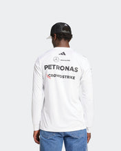 將圖片載入圖庫檢視器 MERCEDES - 2025 AMG Petronas F1 Team Driver Long Jersey - White
