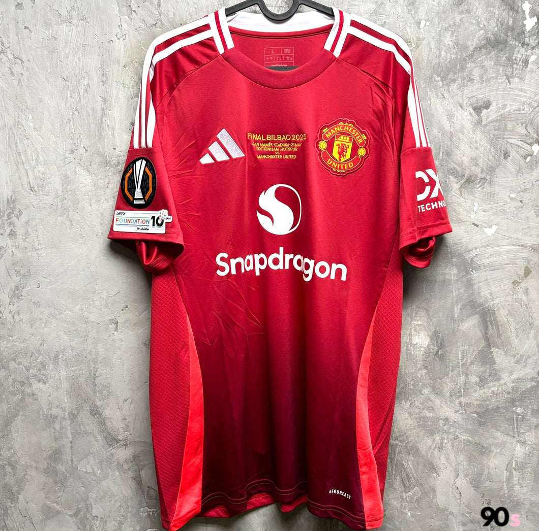 2024-25 Manchester United | Home | Europa League Final Full Set | BNWT | 2024-25 Manchester United Home with Europa Final Version ( Multiple Sizes ) 