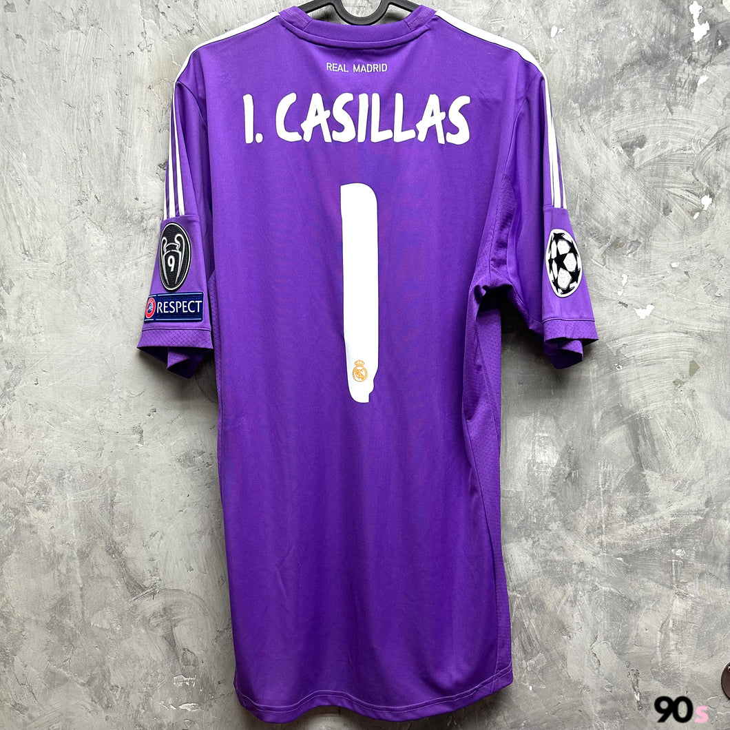 2015-16 皇家馬德里｜GK｜#1 卡斯拿斯｜歐聯 Full Set｜90% New｜S｜2015-16 Real Madrid GK #1 Casiillas UCL Set ( S )