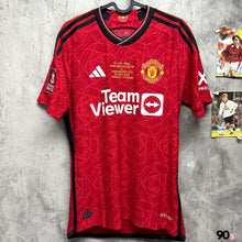 Load image into Gallery viewer, 2023-24 Manchester United｜Home｜Player Version｜FA Cup Final Full Set｜BNWT｜2023-24 Manchester United Home Authentic FA Cup Final Version ( Multiple Sizes )
