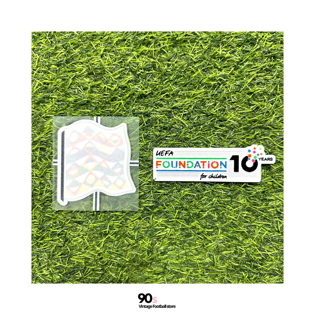 《Official Printing & Patches》 歐國聯章+ UEFA Foundation 10週年章｜ UEFA National League Badge + UEFA Foundation 10Years Patch Set