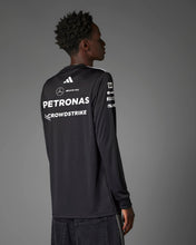 將圖片載入圖庫檢視器 MERCEDES - 2025 AMG Petronas F1 Team Driver Long Jersey - Black
