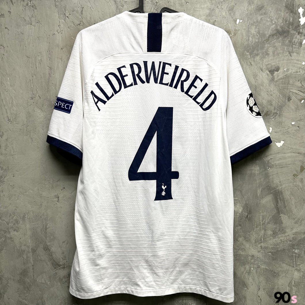 2019-20 熱刺｜主場｜球員版｜#4 艾達維特｜歐聯 Full Set｜90% New｜L｜2019-20 Tottenham Home Authentic #4 Alderweireld UCL Set ( L )