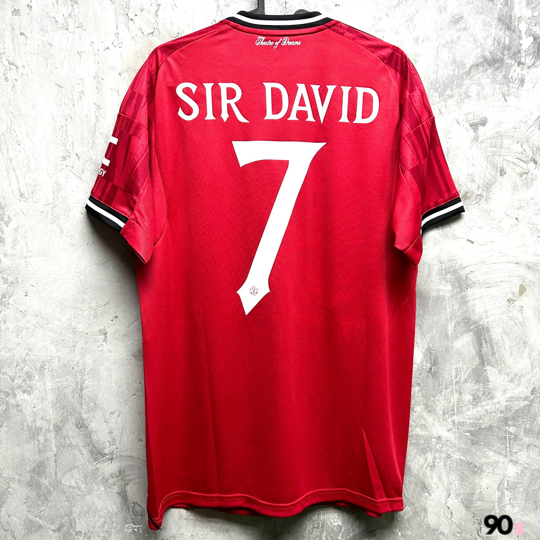 2025-26 Manchester United | Home | #7 Sir David | BNWT | 2025-26 Manchester United Home #7 Sir David ( Multiple Sizes )