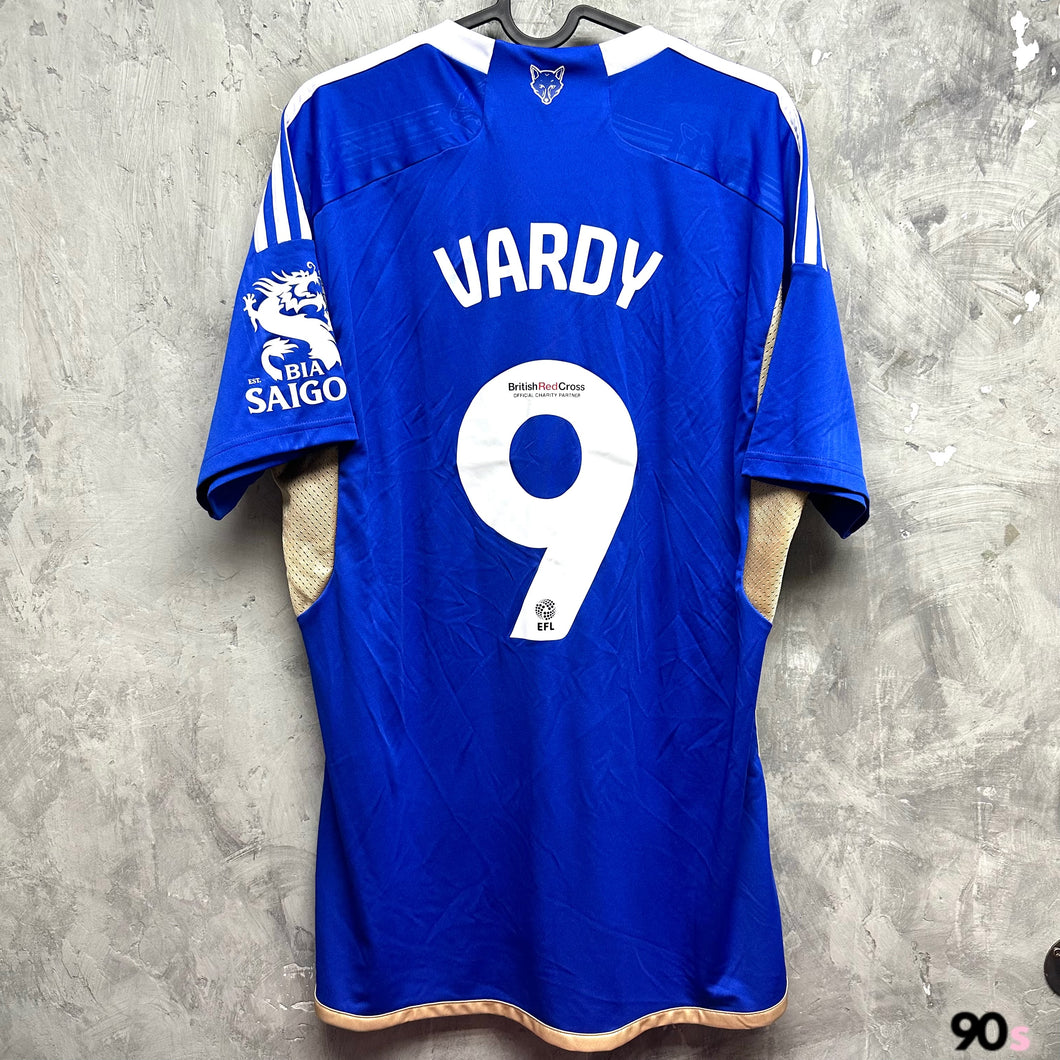 2023-24 Leicester City｜Home｜#9 Vardy｜95% New｜L｜2023-24 Leicester City #9 Vardy ( L )