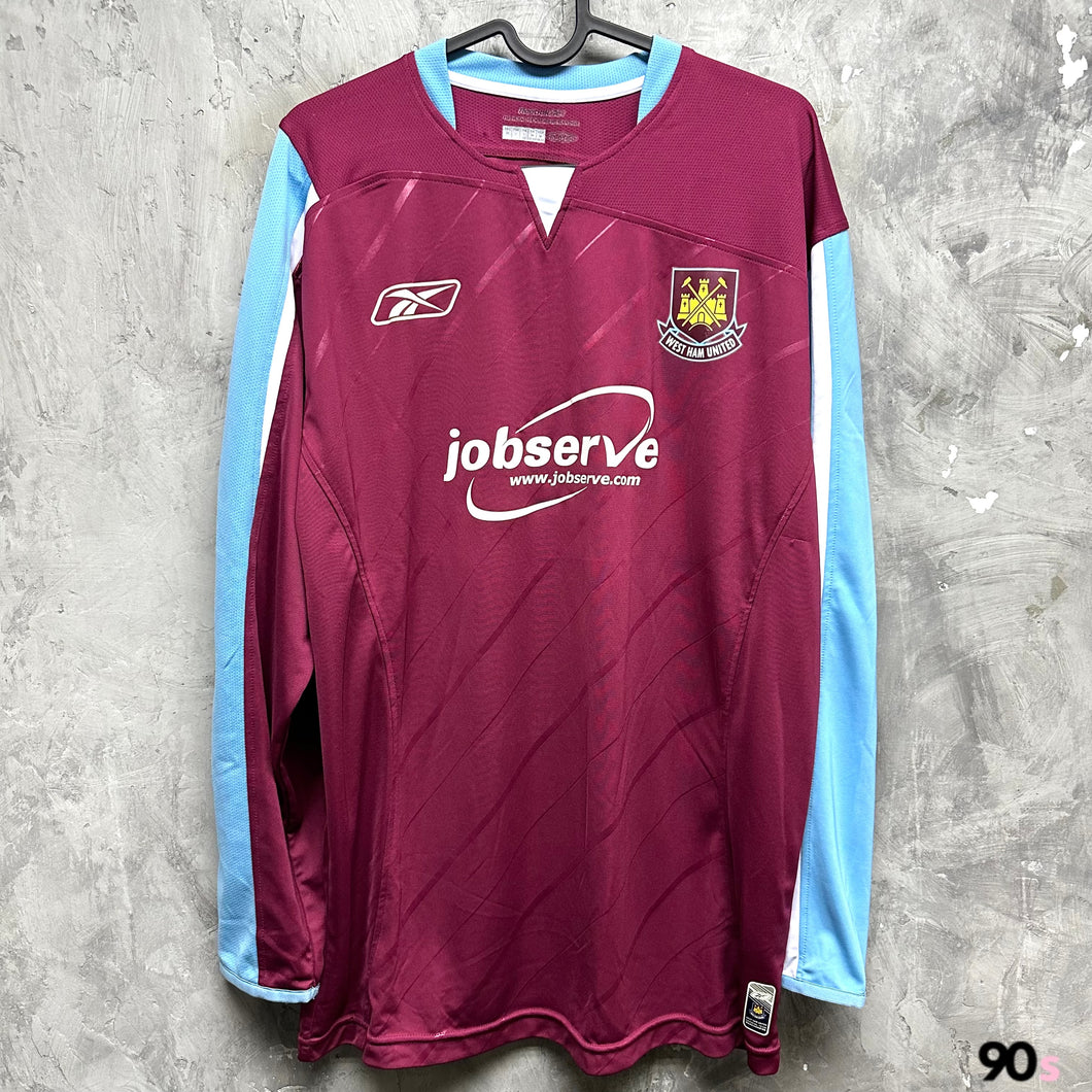 2005-07 Westham | Home Long Sleeve | 90% New | M | 2005-07 Westham Home L/S ( M ) 